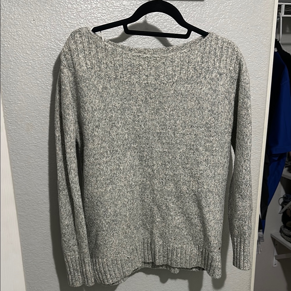 Tommy Hilfiger Gray Crew Neck Sweater